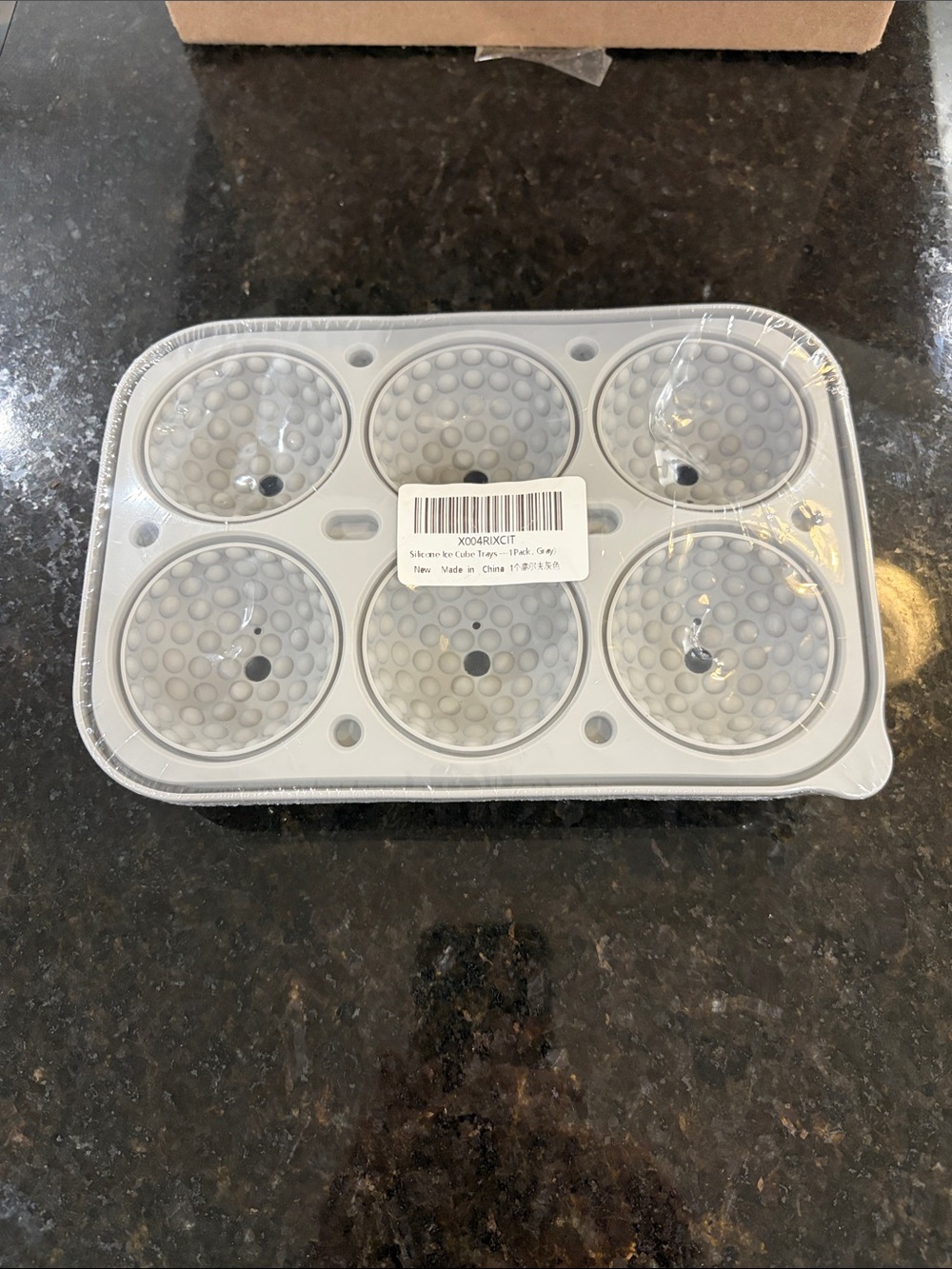 Silicone 6-Golf Ball Ice Cube Maker